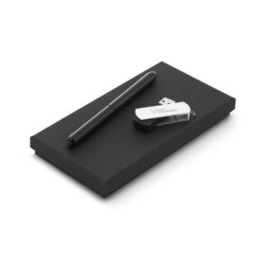 Conjunto esferográfica e pen drive Personalizado